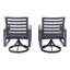 Chaise de patio pivotante avec coussin