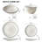 Whittier 24 Piece Stoneware Dinnerware Set - Service for 6-1476508473
