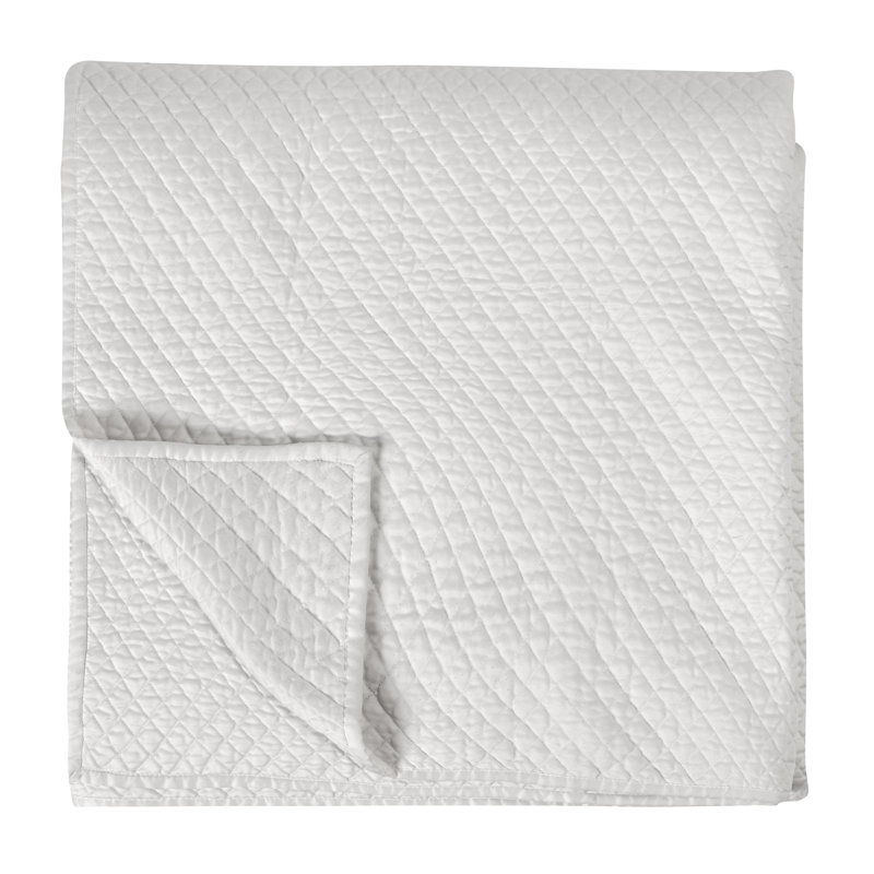 Winthrop Quilt, King Quilt, White