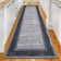 Non-Slip Bordered Area Rug For Living Room, Hallway Runner, Entryway Rug