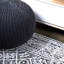Tapis ivoire / noir Maidstein-1869704052