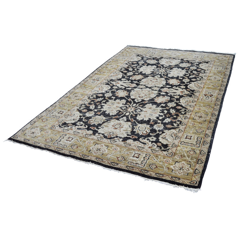 One-of-a-Kind 4' X 6'4" Hand Knotted Area Rug