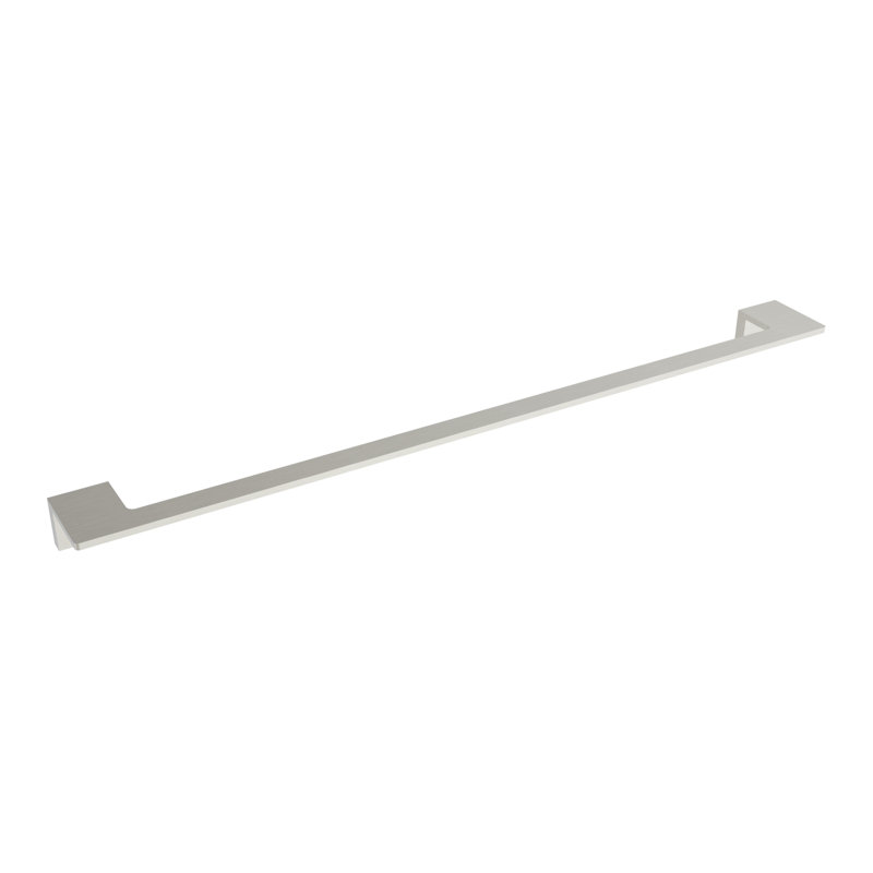 Ash Wall-Mounted 24" Towel Bar - Brushed Nickel, Premium Brass Construction, Installation Hardware Included, Brushed Nickel