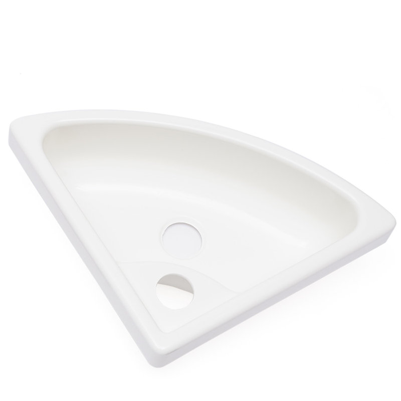 11.02''  Corner Triangle Bathroom Sink