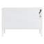 Grand lit escamotable avec ports USB et tablettes latérales amovibles, lit mural peu encombrant, blanc-129753172