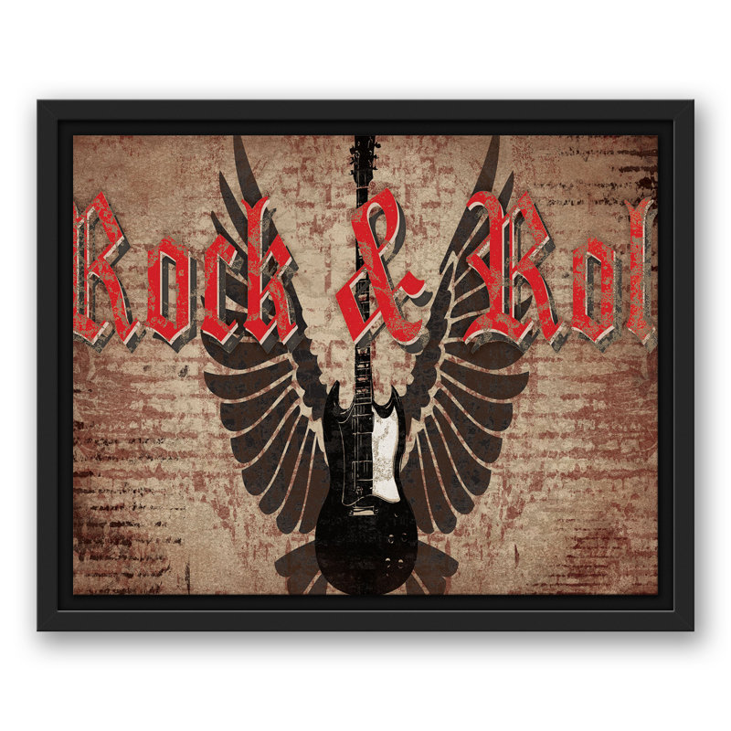 " Rock And Roll ", 15.75" W x 12.75" H