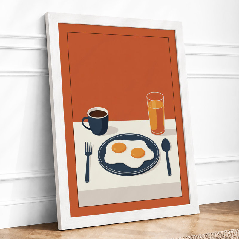 Morning Symmetry Minimalist - Print, A2 - 59.4 x 42.0 cm, White