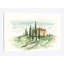 « aquarelle tuscan villa ii », reproduction de peinture à l’aquarelle sur toile-32496616-72148418-72148419