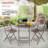 Bylar 2 - Person Patio Dining Set with Round Table-939037379