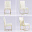 Chaise d'appoint Bilboro en blanc