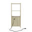 Table de chevet avec station de charge, table de chevet intelligente avec veilleuse, table de chevet moderne avec bibliothèque, tables de chevet avec armoire de rangement pour chambre à coucher, bois-130061540