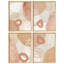 «Modern Abstract Pink Tan-101825590-101825593