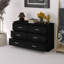 Commode 3 tiroirs avec commode 6 tiroirs Modern