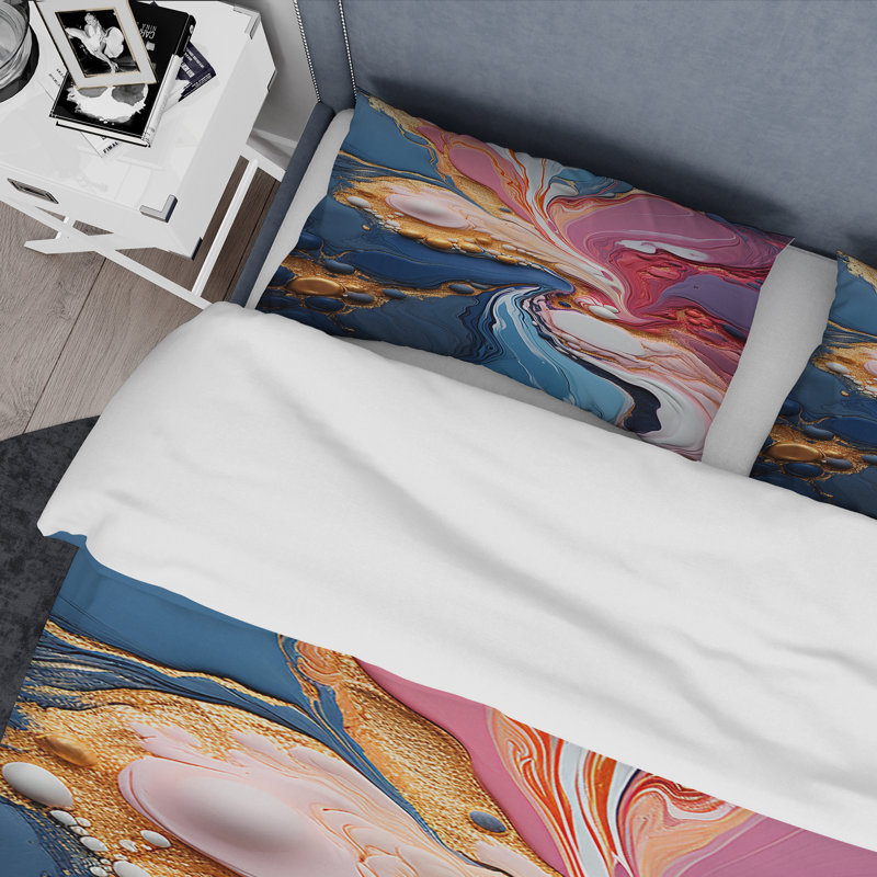 Ensemble de housse de couette Trippy, Housse de couette pour très grand lit
