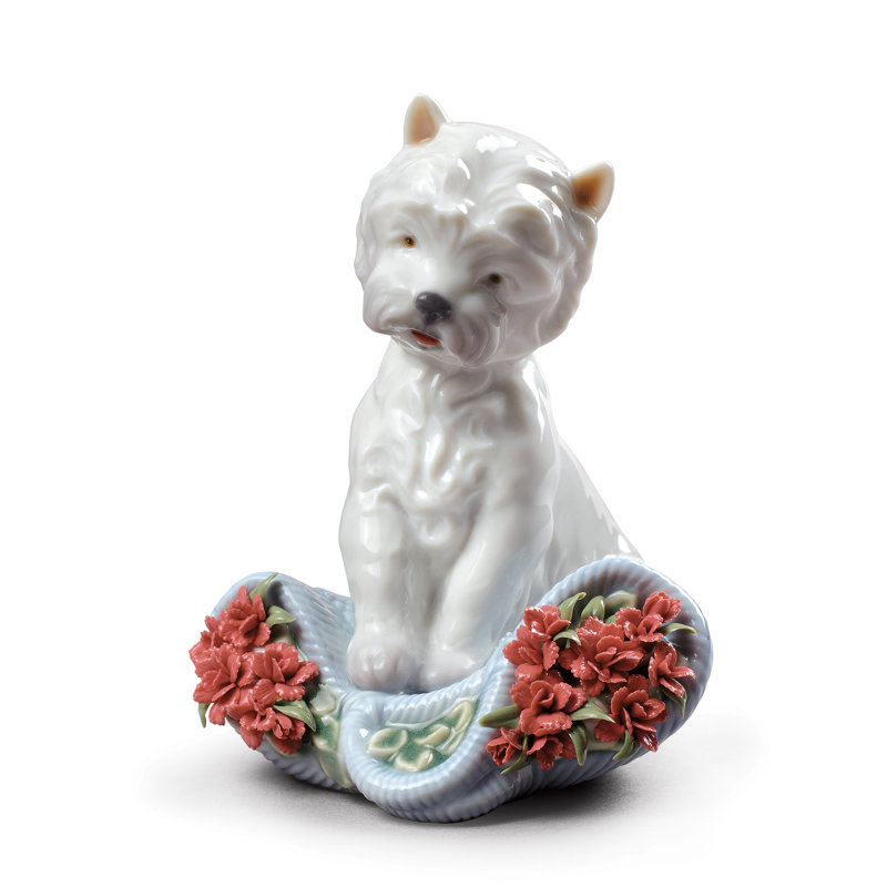 Figurine de chien personnage amusant