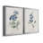 2-Piece "Farmhouse PeriwInkle I Premium" Watercolor Painting Print Set Designed by J Paul-1391652971-1391652969