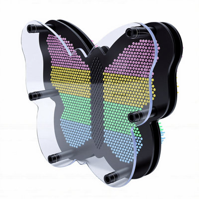 3D Pin Art Jouet coloré empreinte de main Sculpture Impression Panneau sensoriel pour enfants adultes