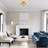 3-Light Modern Globe Glass Semi Flush Mount-2075683590