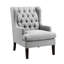 Fauteuil d'appoint texturé gris-930269795