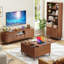 71" Tall Bookshelf With Storage Cabinet-179246604