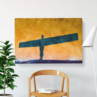 Angel Of The North In Newcastle Vol.2 - Wrapped Canvas
