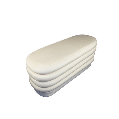 Eversole Velvet Ottoman