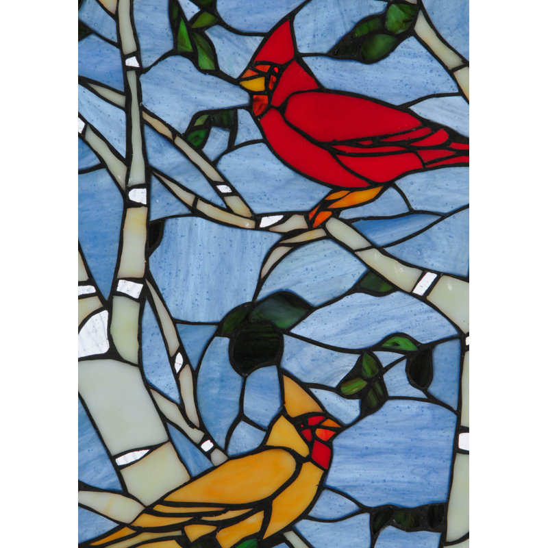 Cardinal Morning Window