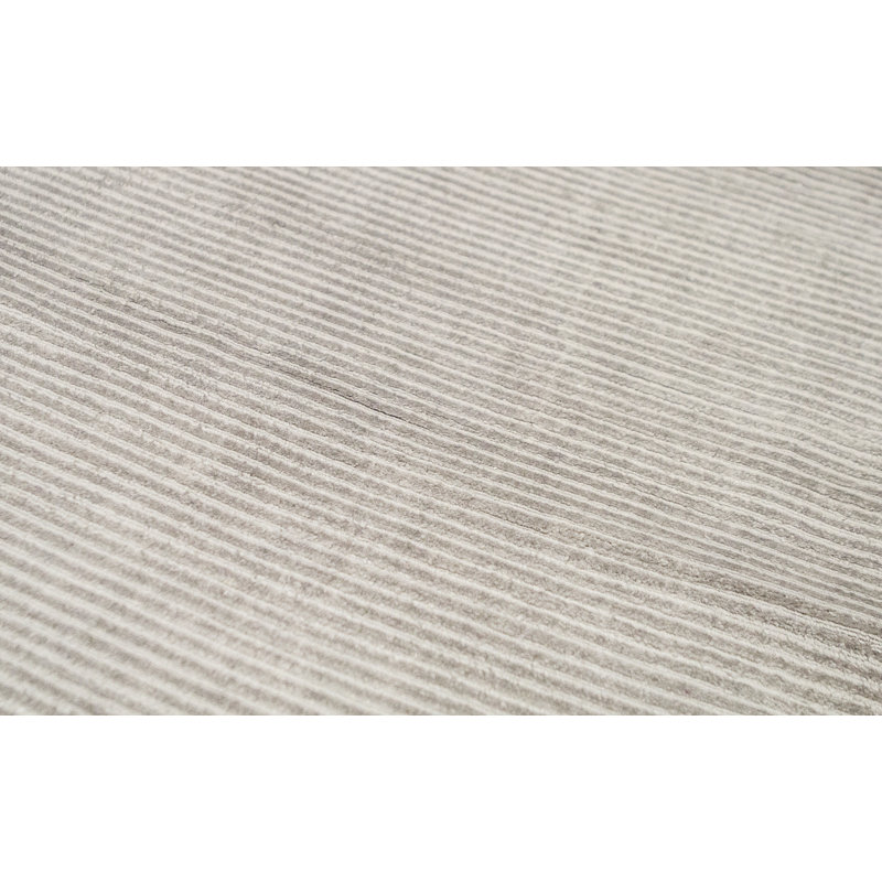 Tapis argent noué à la main de haute qualité