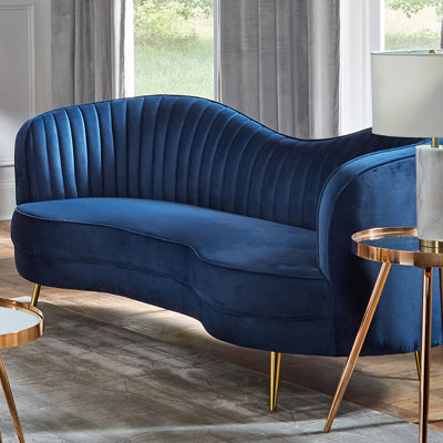 Westerham 107.87'' Velvet Sofa