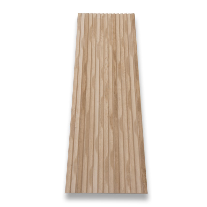 Bois Ribbon 15.75" x 47.25" Matte Oak Ceramic Deco Wall Tile 15.5 sqft/case 3-pack, Oak