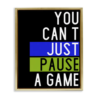 "Can Pause a Game", art mural encadré par Kim Allen