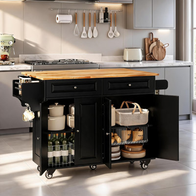 Solid Wood Kitchen Island