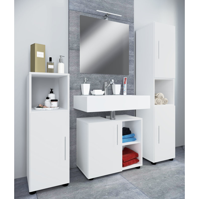 Rakelle Bathroom Furniture Suite, White