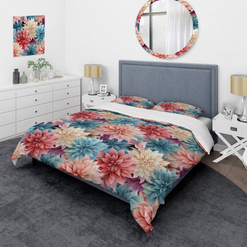 Ensemble de housse de couette Mino, Housse de couette simple + 1 taie décorative stan