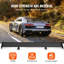 Spoiler de voiture GT Wing, spoiler universel de 43,3 pouces avec plateforme simple, aluminium léger réglable, aileron de spoiler arrière de voiture, spoiler de course noir
