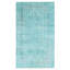 Tapis turquoise à transition de couleur 4 pi 8 po x 8 pi 7 po