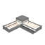 Lit plateforme simple à tiroirs-1766199225
