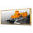 Toile avec cadre flottant or