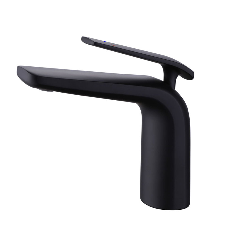 Single-handle Bathroom Faucet, Matte Black