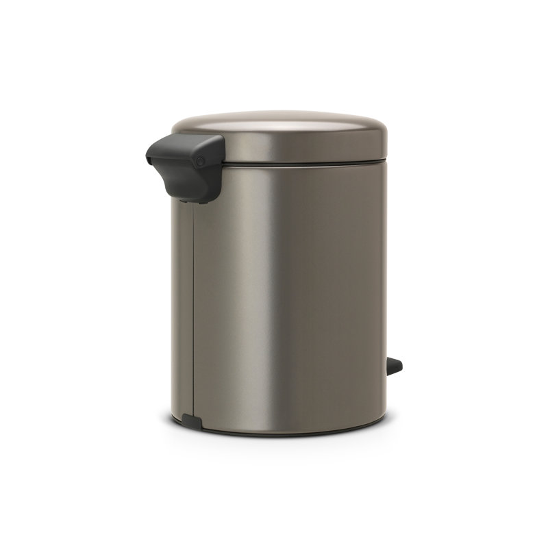 Brabantia NewIcon 5L Soft Closing Pedal Bin, Platinum
