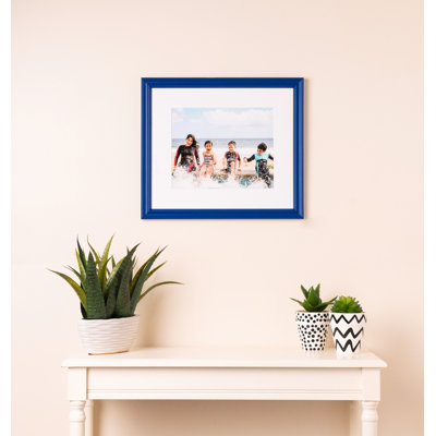 Malibu Blue Wood Matte Picture Frame
