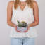 Plante grasse artificielle 7 po en pot