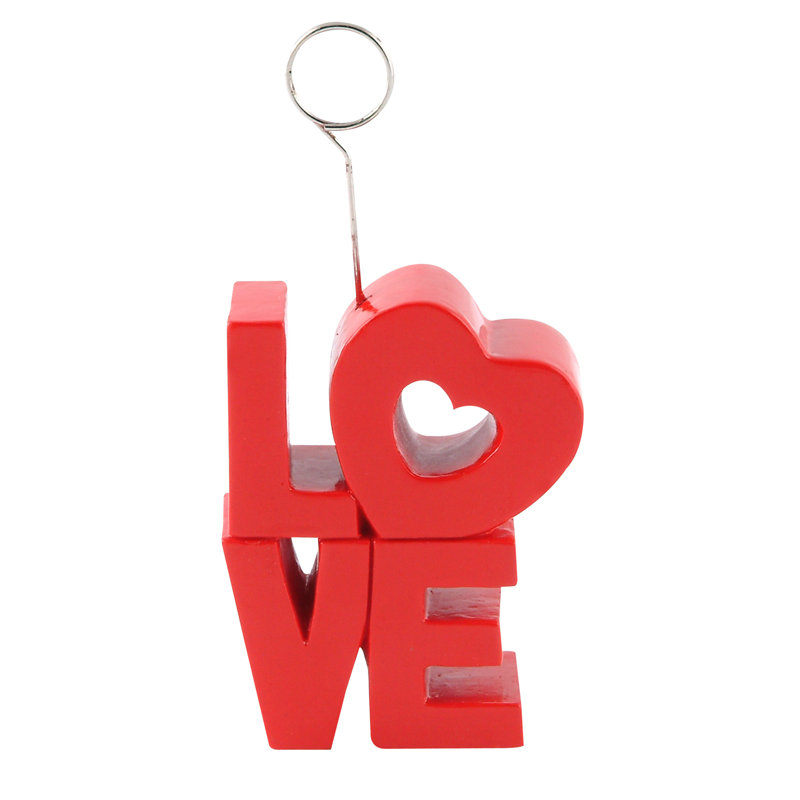 Porte-photo / ballon rouge «Love»