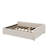 Upholstered Platform Bed With USB And Trundle-435375227