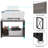Desktop Printer Stand With Double Layer Wooden Storage Shelves, Multi-Function Desktop Organizer With Adjustable Non-Slip Feet