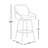 Fixed-Height Counter Stool with Swivel