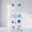 Full Glass Display Cabinet with RGB Lighting, 5-Tier Shelves and Lockable Door-1049326405