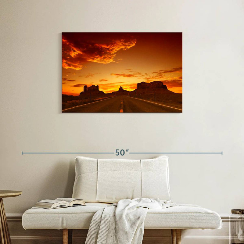 Mehar Road Sunset, 24" H x 36" W