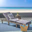 Chaise longue avec coussin
