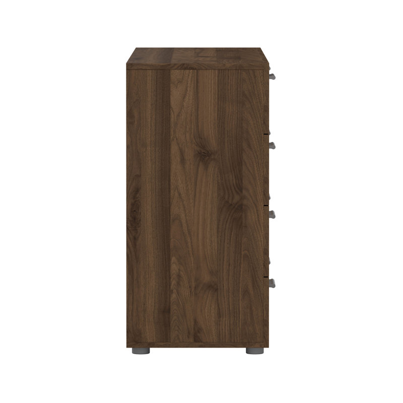 Gianna 8 Drawer 55.12" W Double Dresser, Walnut